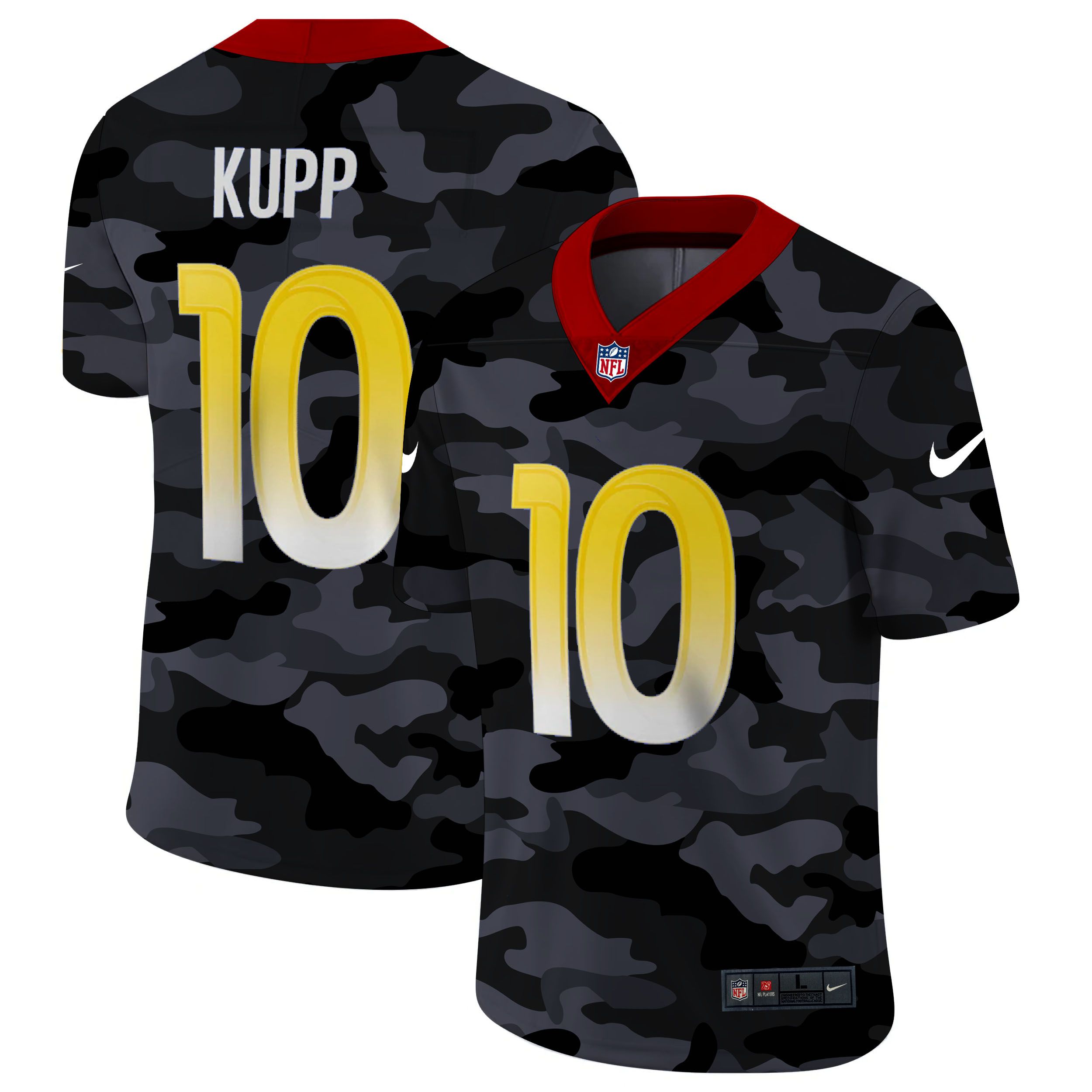 Men Los Angeles Rams #10 Kupp 2020 Nike Camo Salute to Service Limited NFL Jerseys->atlanta falcons->NFL Jersey